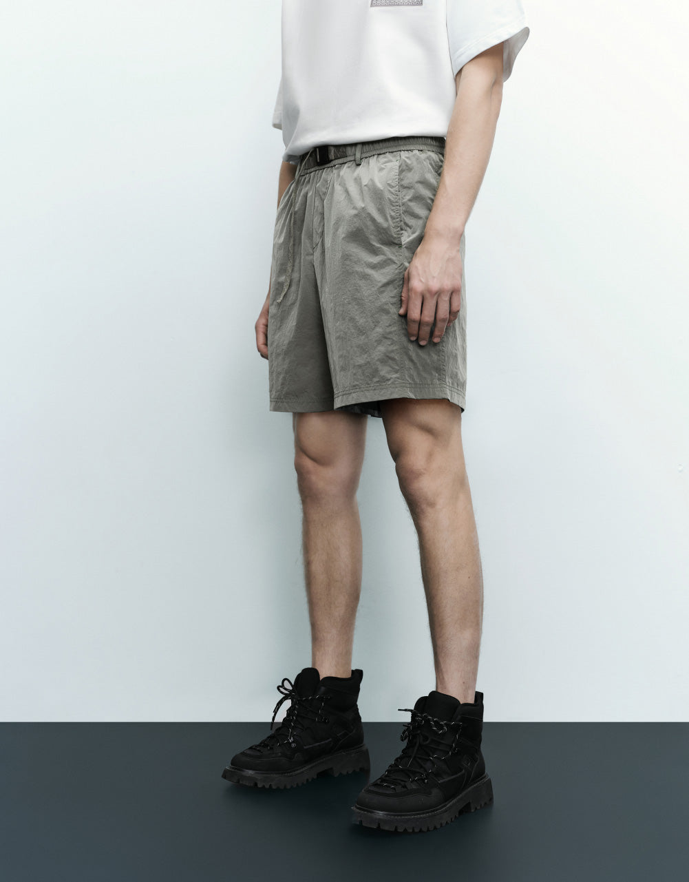 Drawstring Waist Shorts