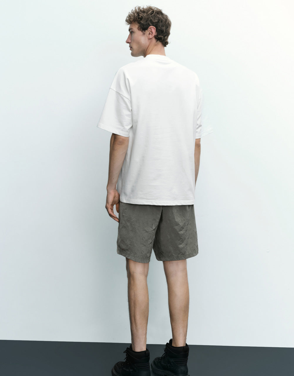 Drawstring Waist Shorts