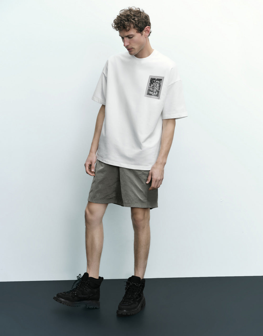Drawstring Waist Shorts