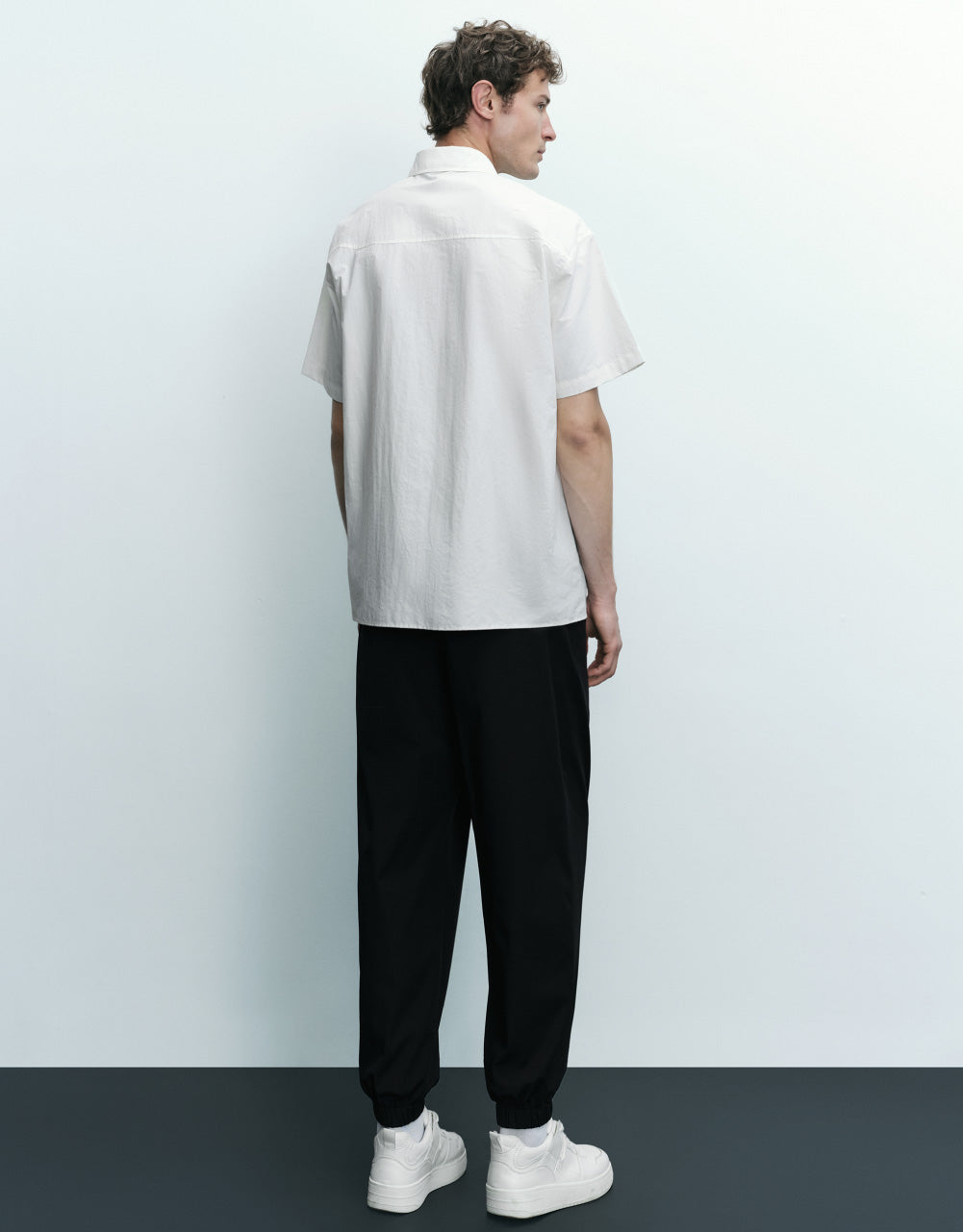 Drawstring Waist Jogger Pants
