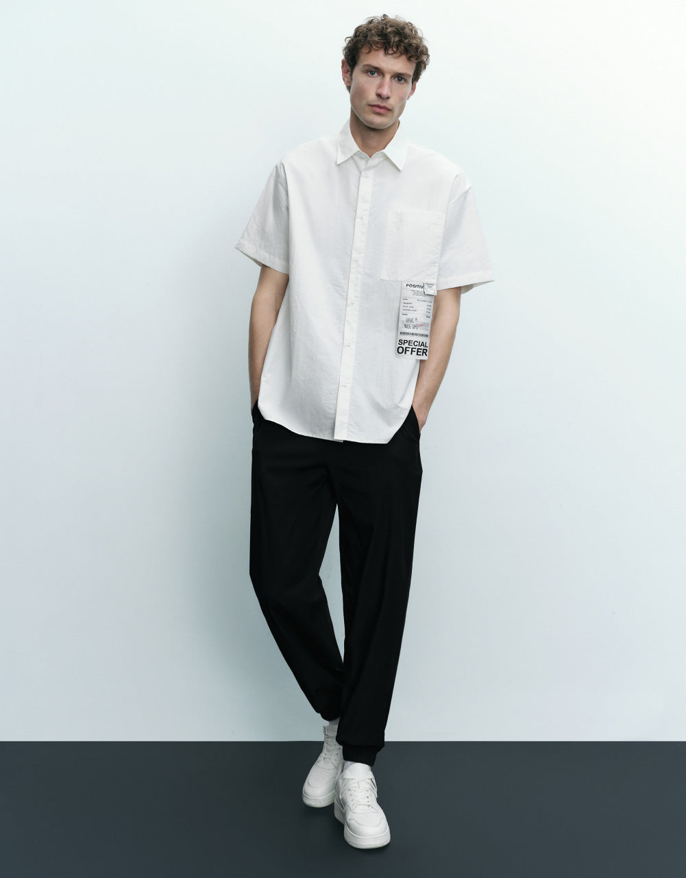 Drawstring Waist Jogger Pants