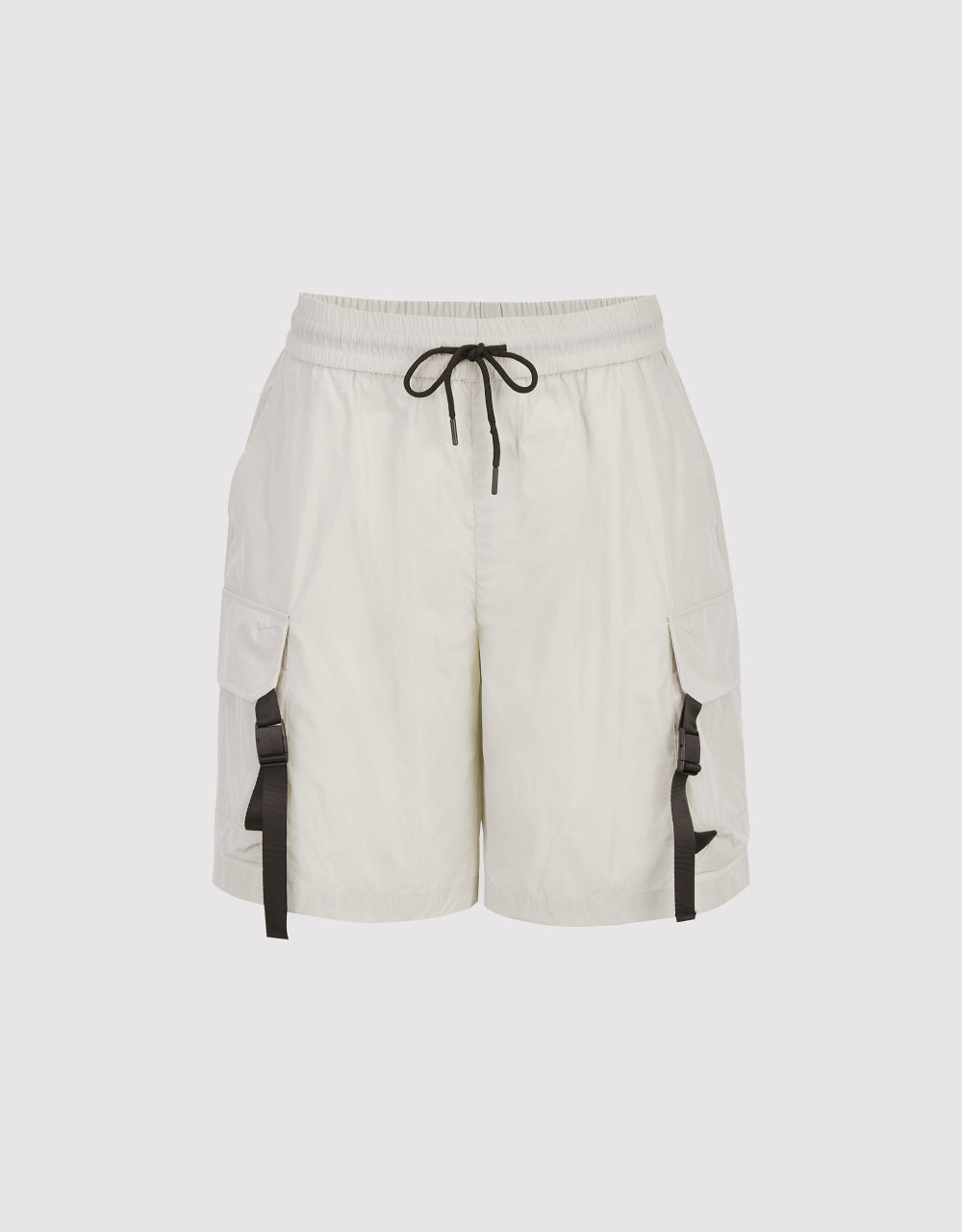 Drawstring Waist Shorts With Pockets