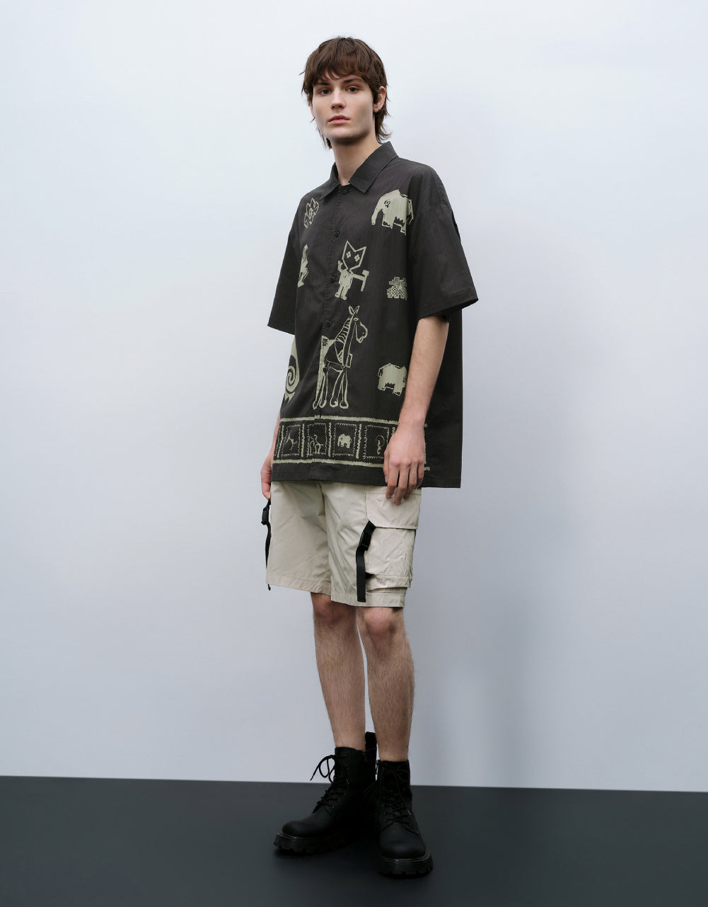 Drawstring Waist Shorts With Pockets