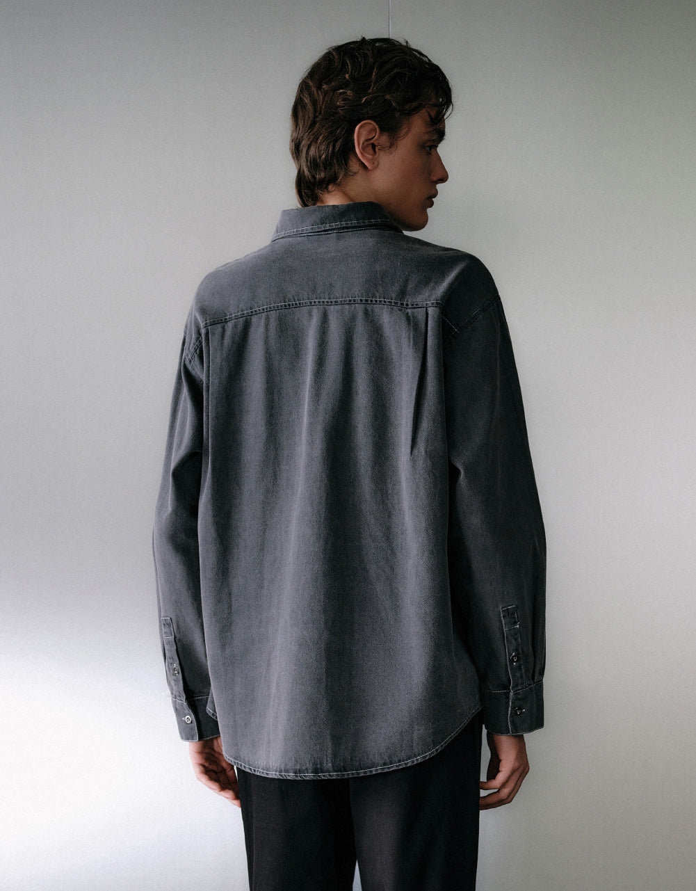 Double Pocket Detail Denim Shirt