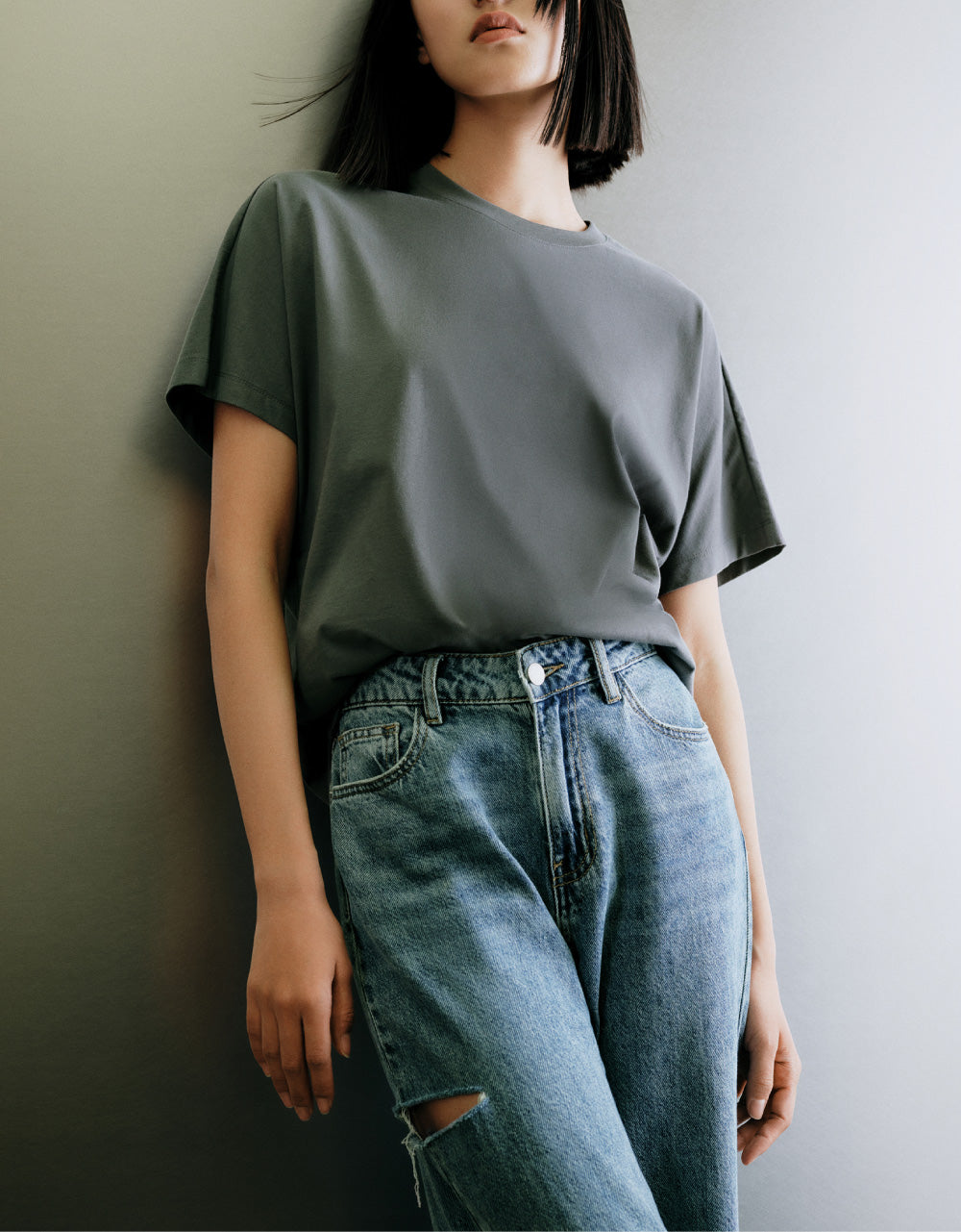 Standard Sleeve Crew Neck Regular T-Shirt