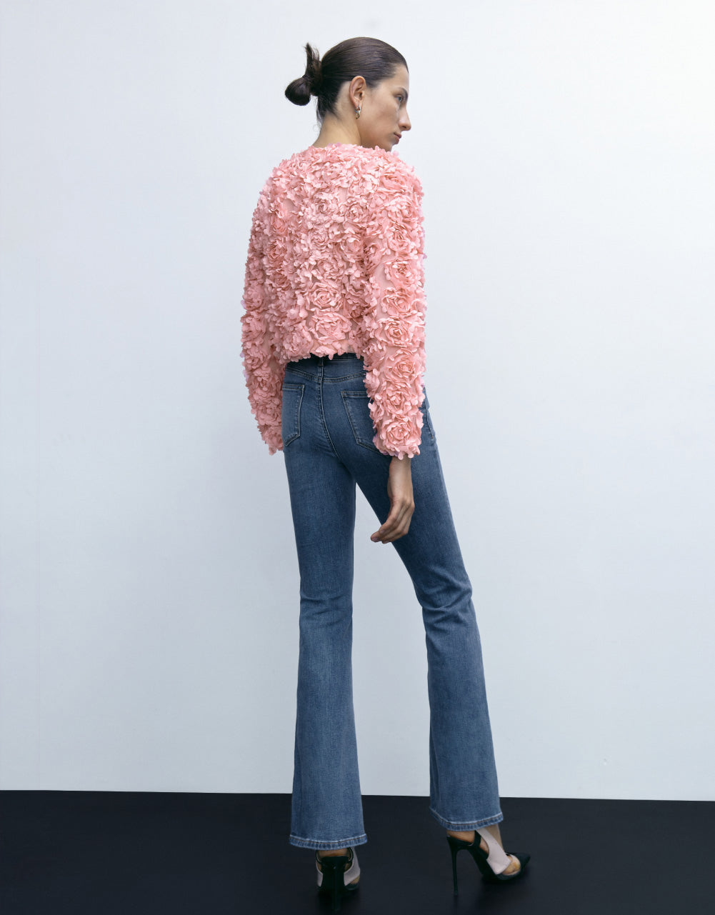 Applique Tie Front Jacket