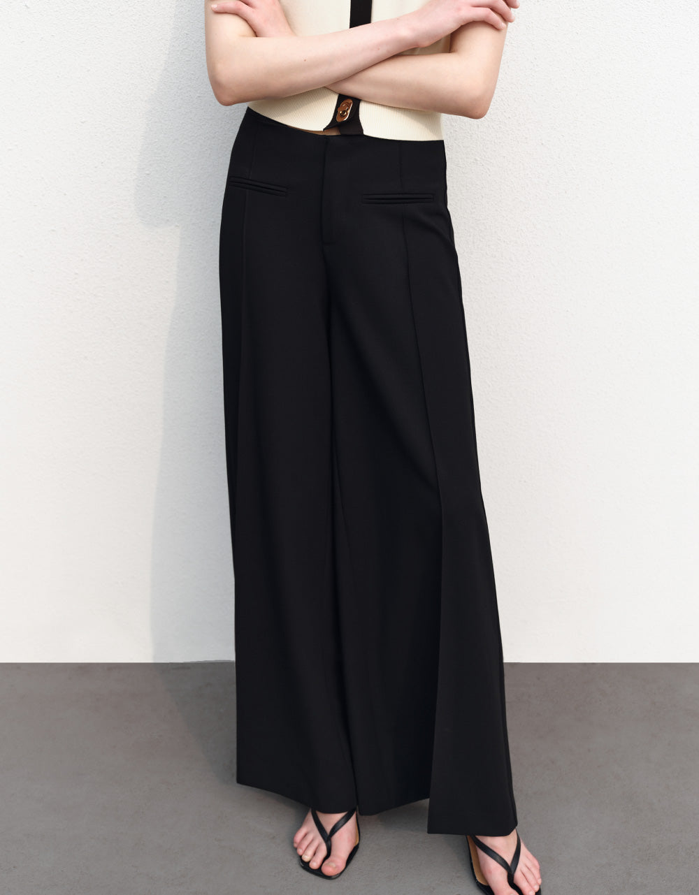 Woven Wide-Leg Pants