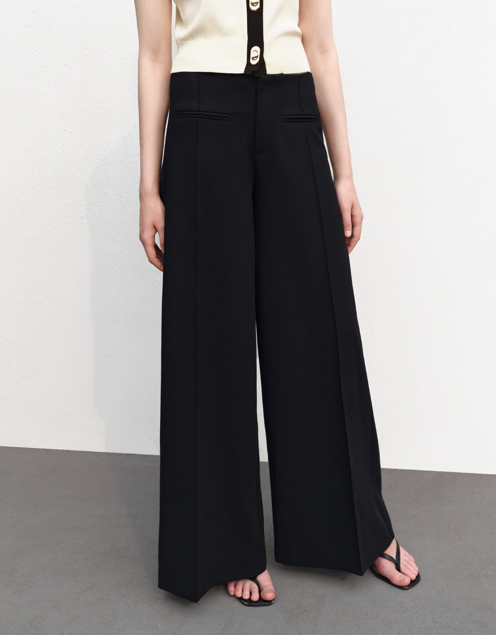 Woven Wide-Leg Pants