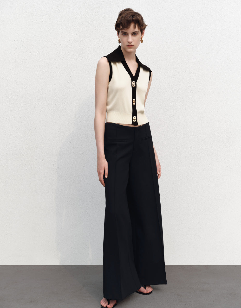 Woven Wide-Leg Pants