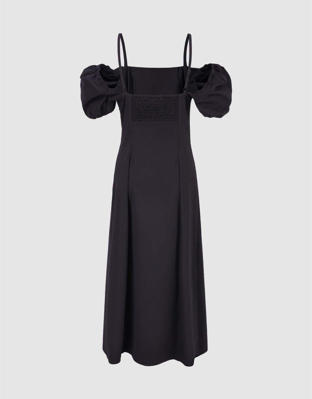 Square-cut Collar Skater Dress