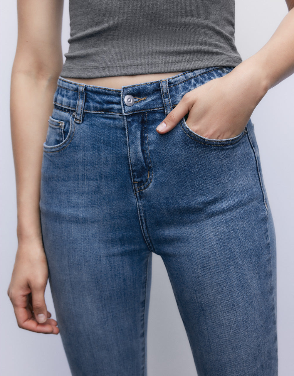 Skinny Flare Pants Jeans