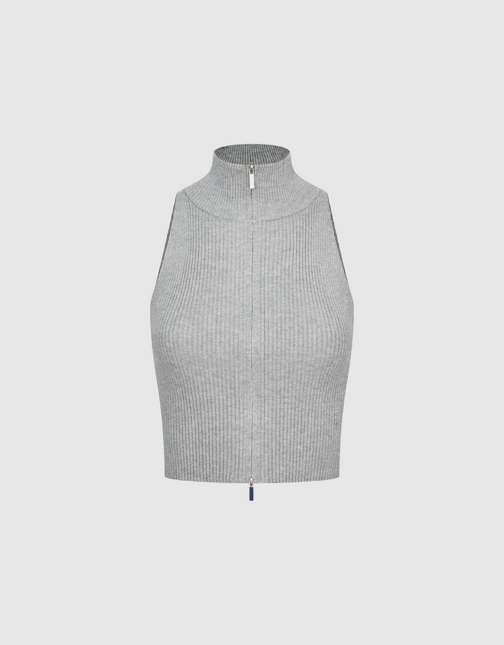 Sleeveless Knitted Cardigan