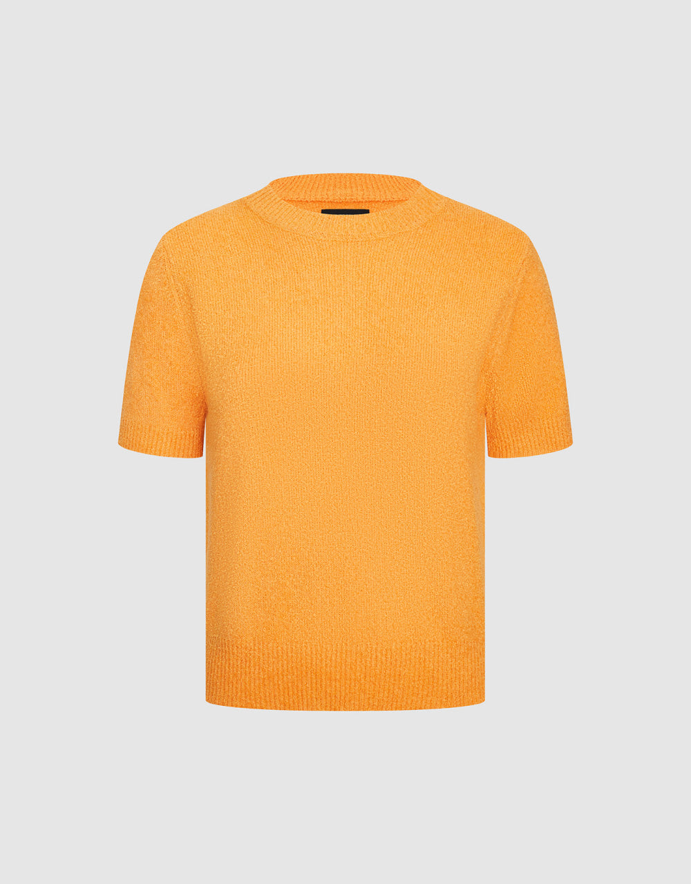 Skinny Crew Neck Knitted T-Shirt