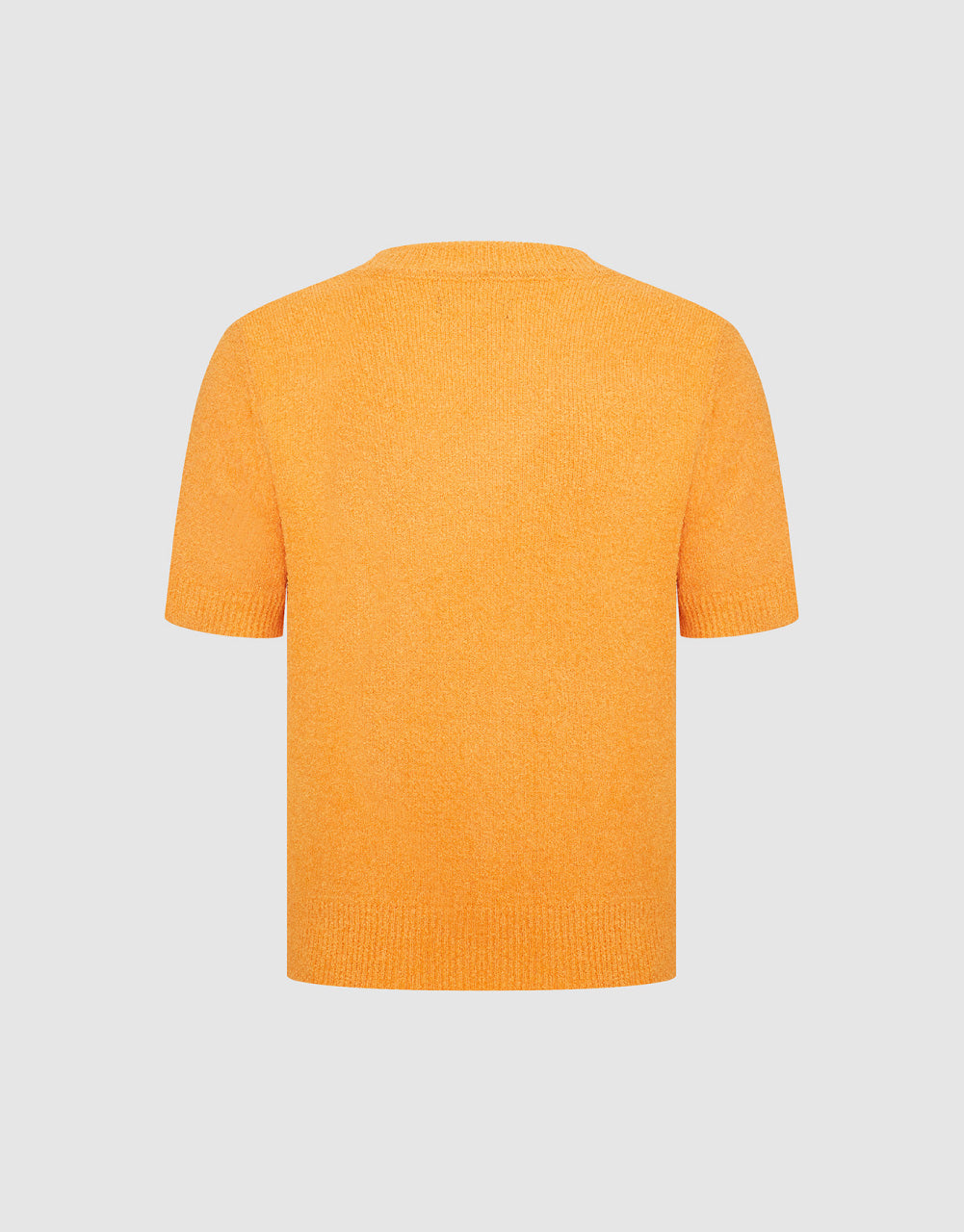 Skinny Crew Neck Knitted T-Shirt