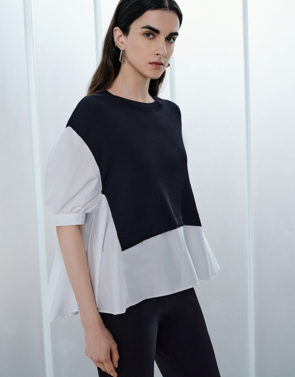 2 In 1 Knitted T-Shirt