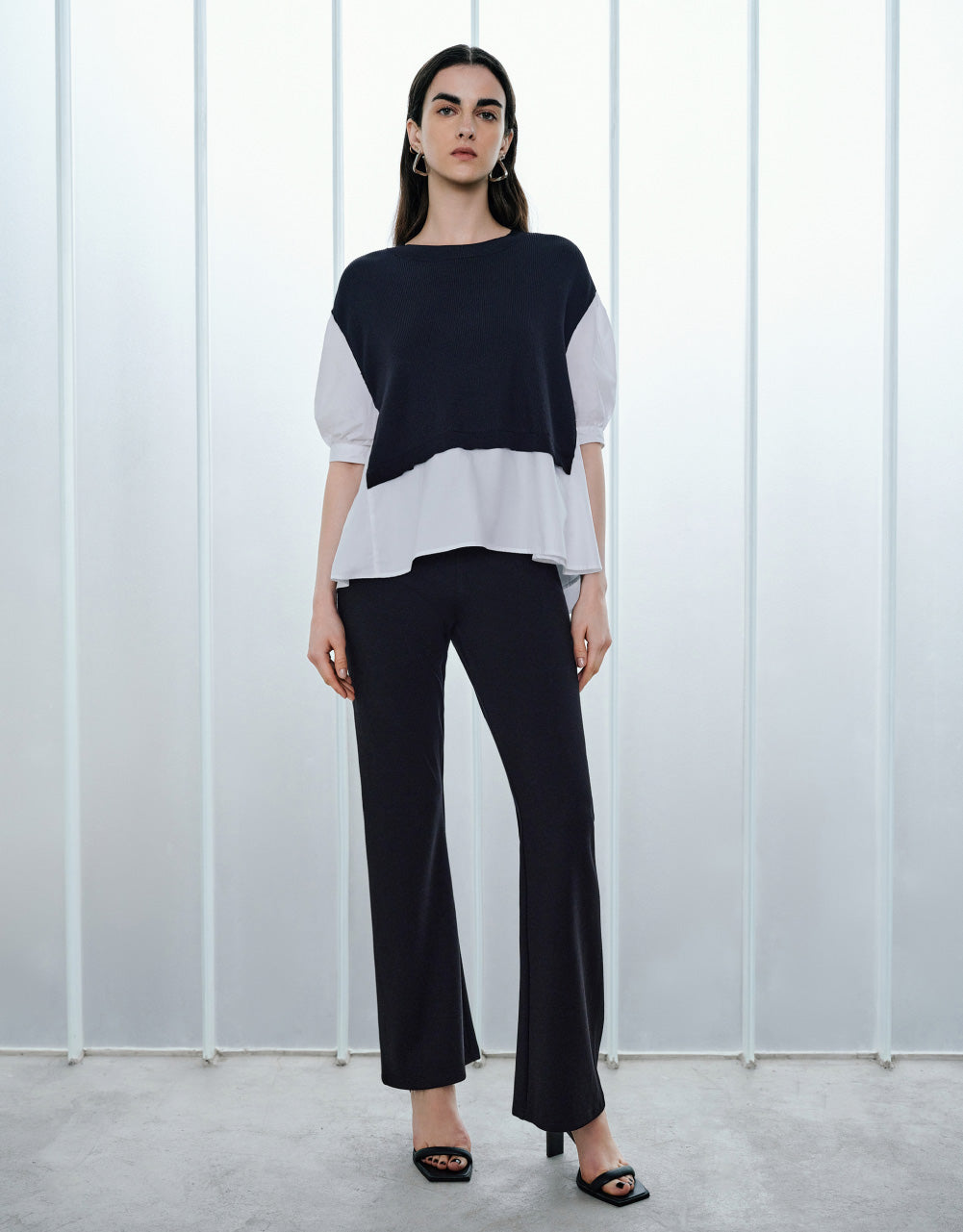 2 In 1 Knitted T-Shirt
