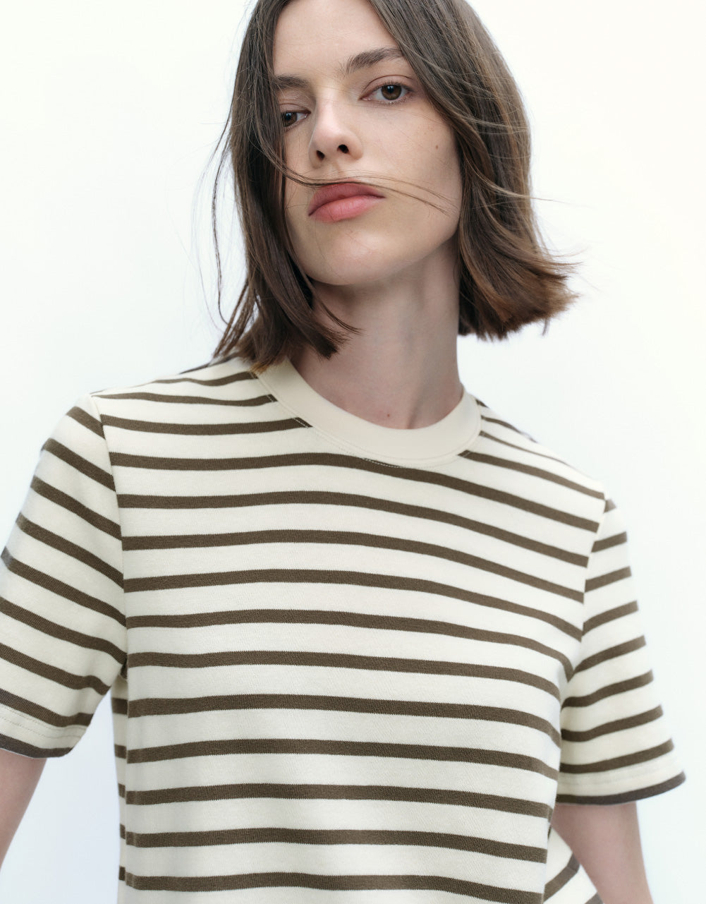 Striped Crew Neck T-Shirt