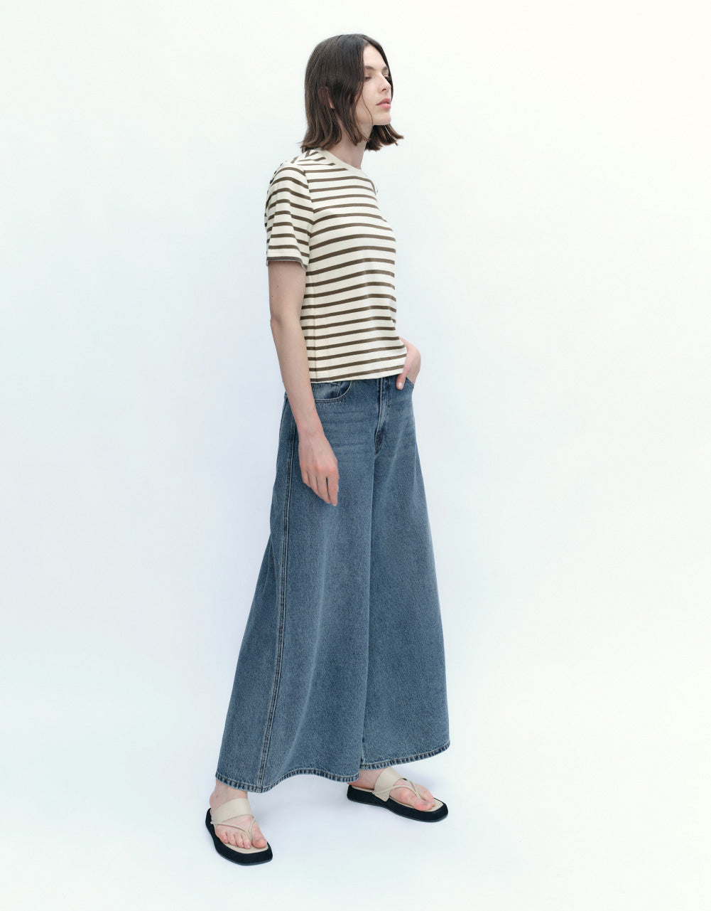 Striped Crew Neck T-Shirt