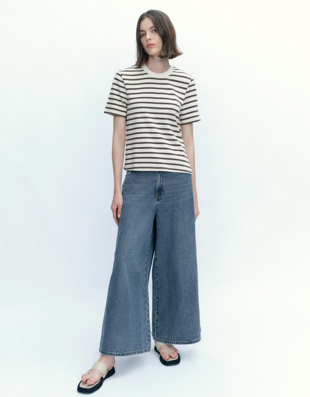 Striped Crew Neck T-Shirt