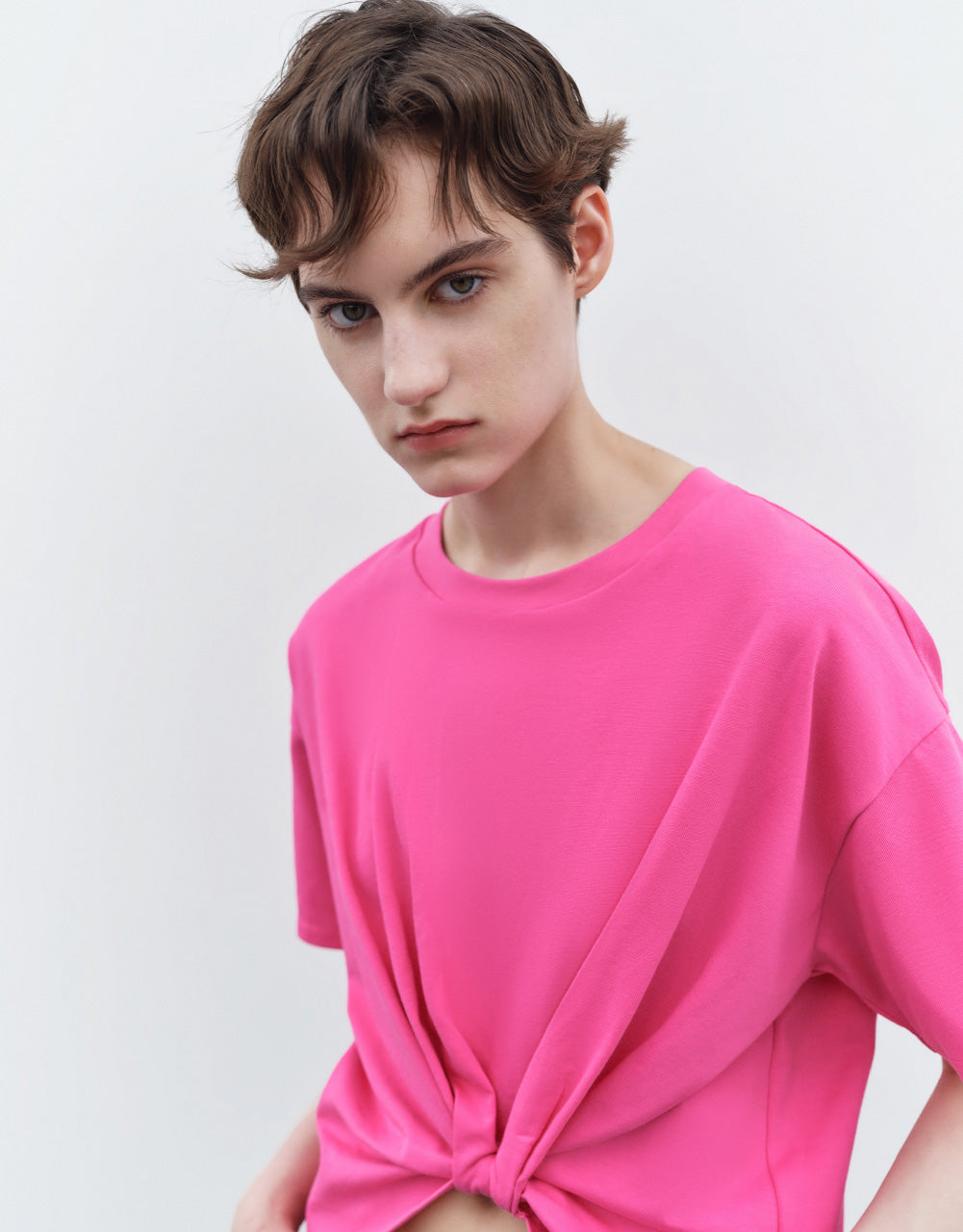 Twist Crew Neck Regular T-Shirt