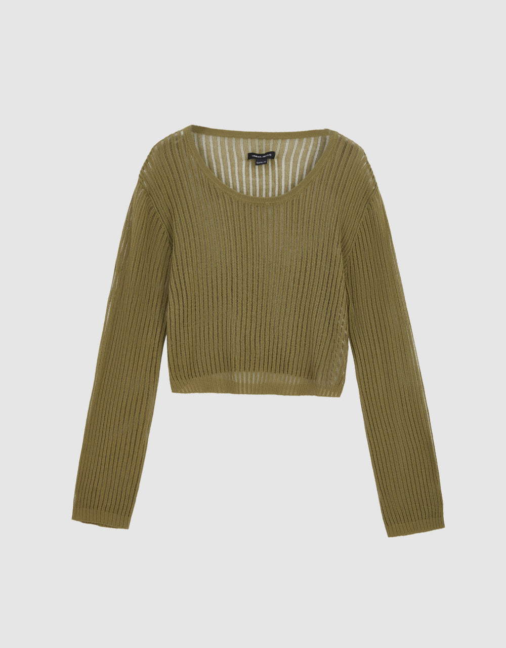 Thin Crew Neck Knitted T-Shirt