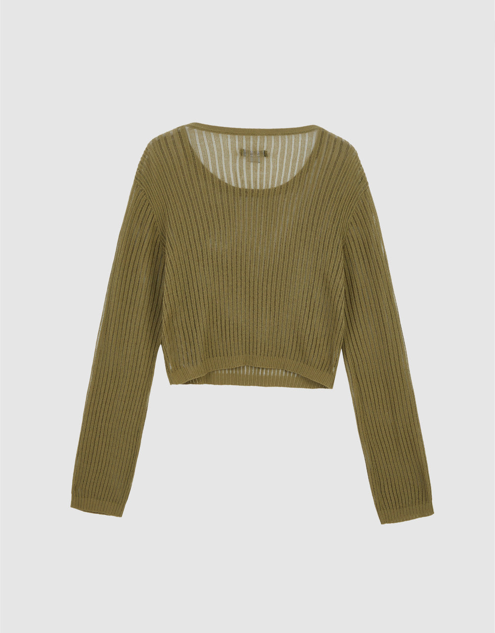 Thin Crew Neck Knitted T-Shirt