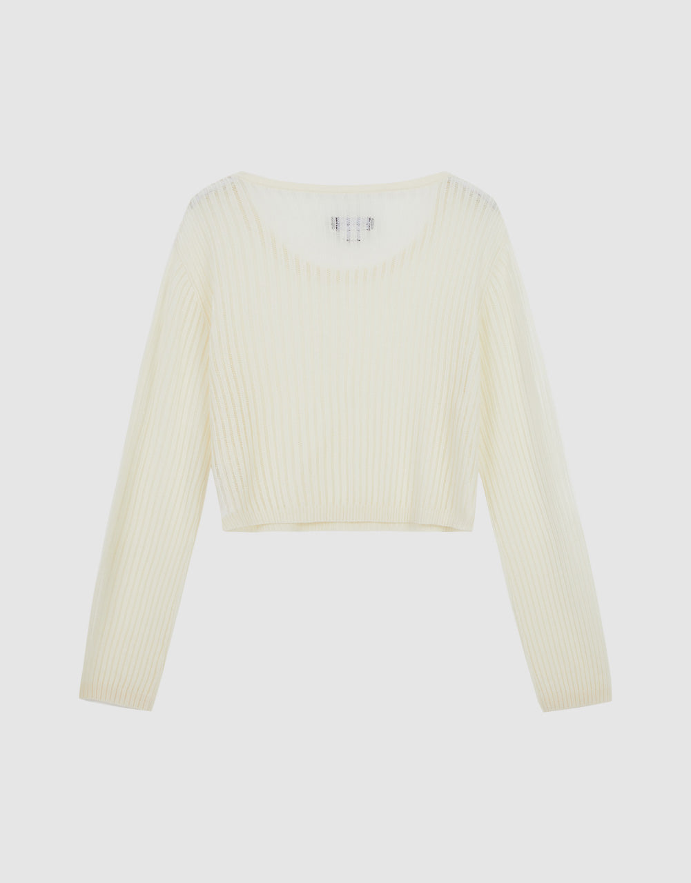 Thin Crew Neck Knitted T-Shirt