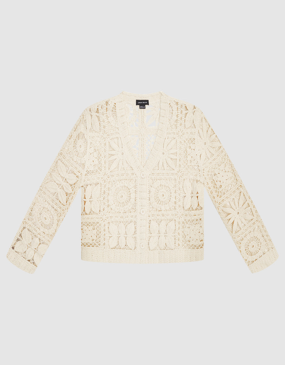 Straight V-Neck Knitted Cardigan