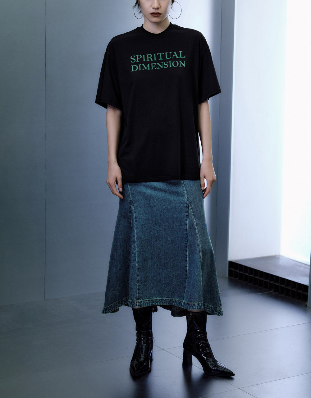 Letters Printed Loose T-Shirt