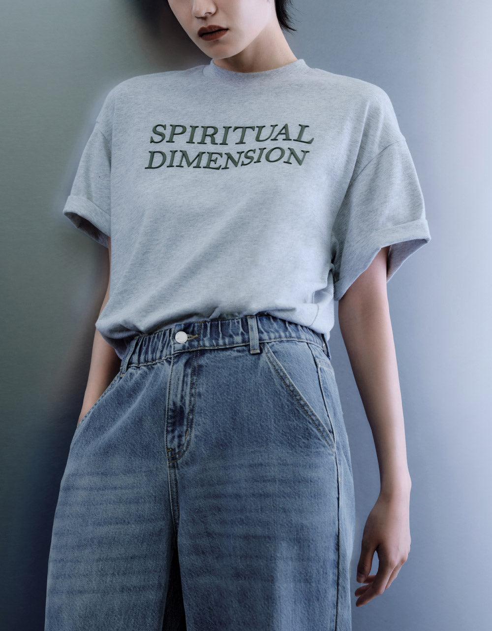 Letters Printed Loose T-Shirt