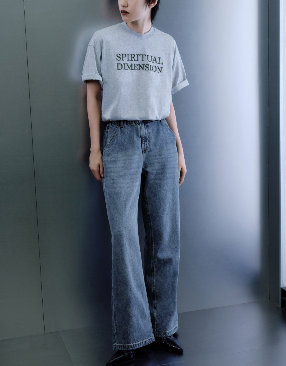 Letters Printed Loose T-Shirt