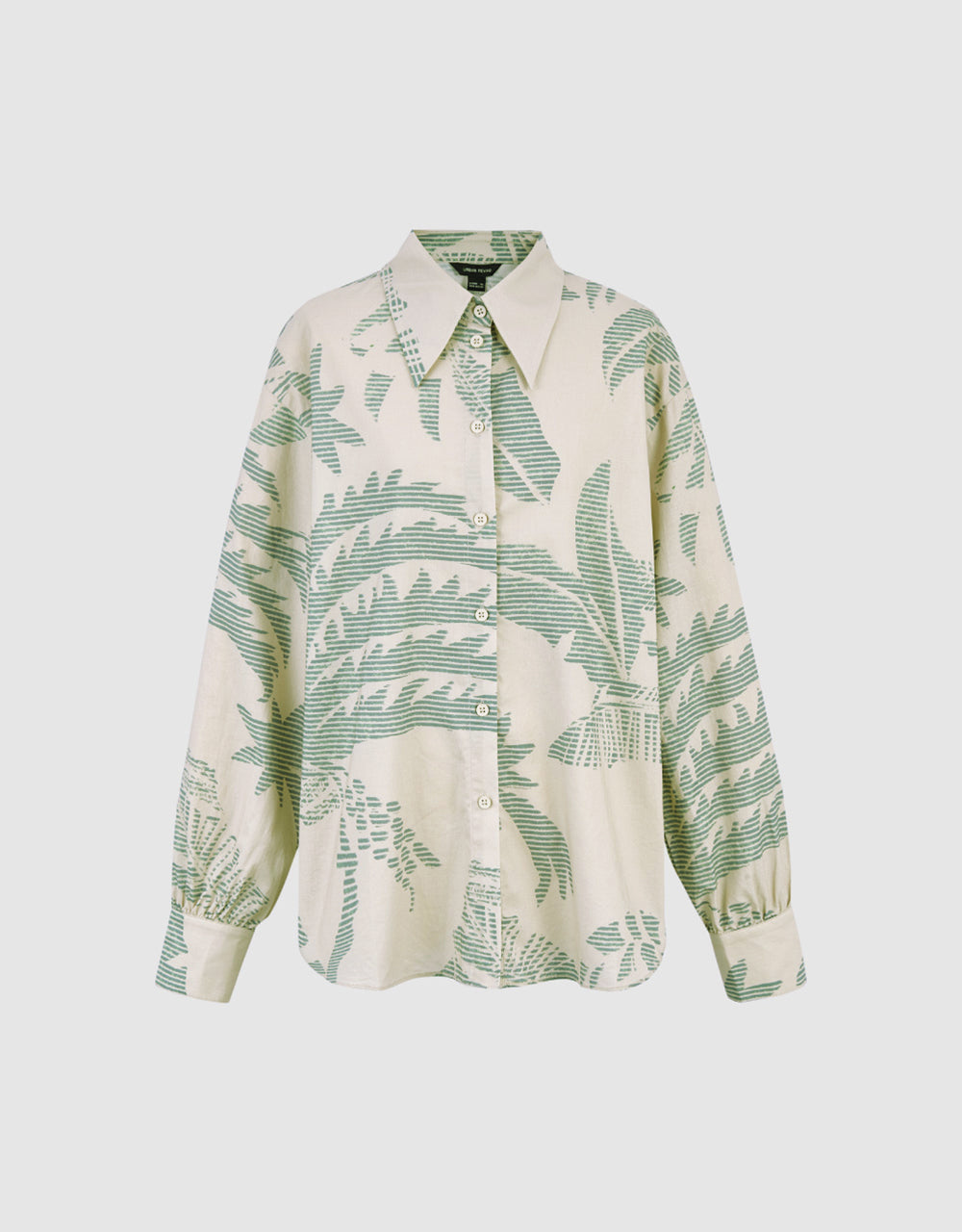 Printed Button Up Shirt