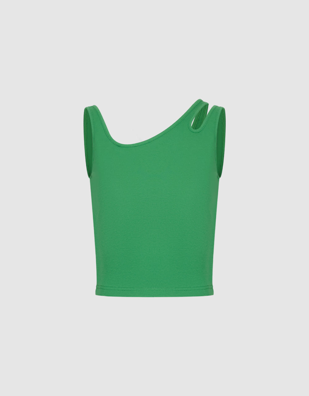 Asymmetric Cropped Tank Top