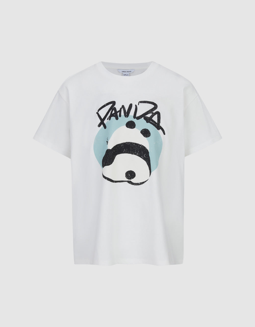 Panda Printed Crew Neck T-Shirt