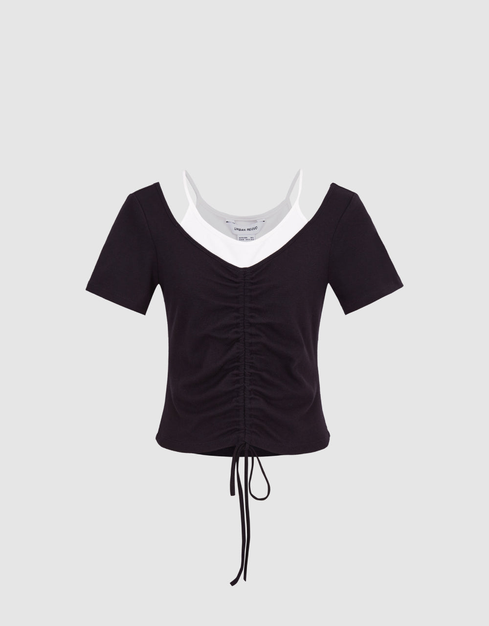 2 In 1 U Neck T-Shirt