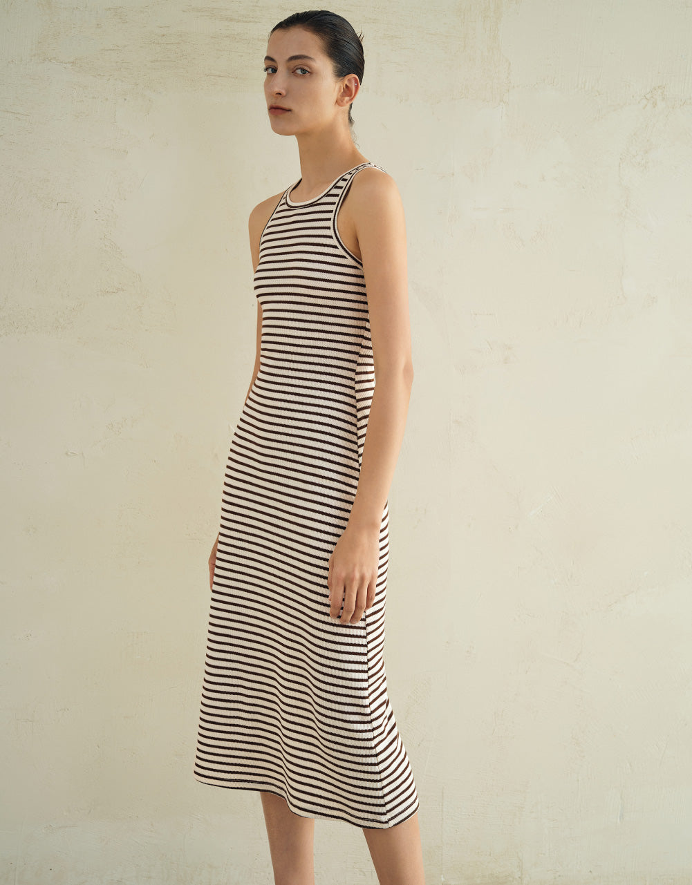 Striped Sleeveless Dress