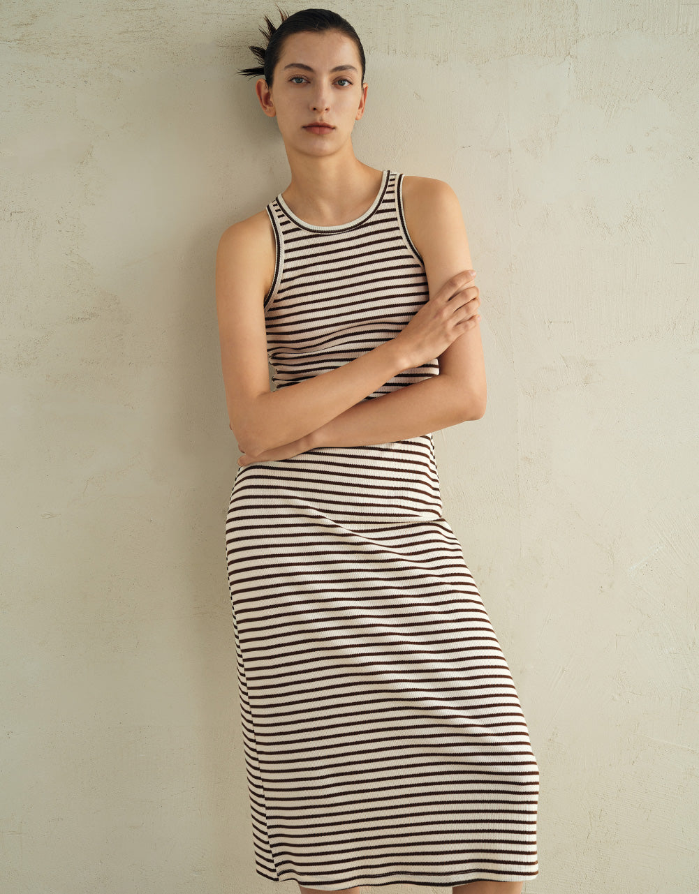 Striped Sleeveless Dress