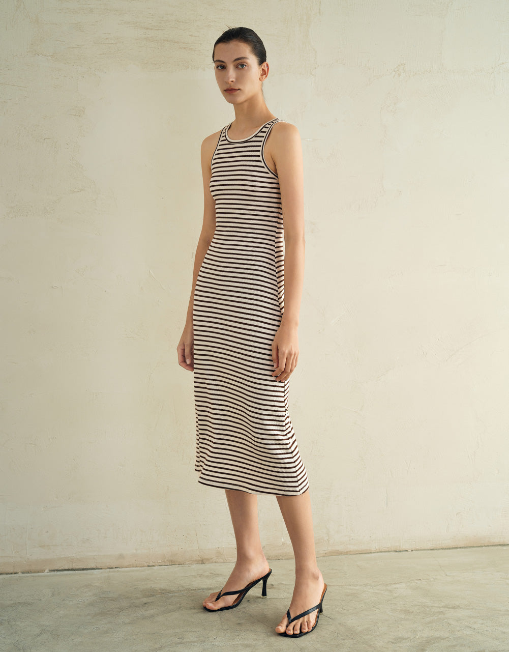 Striped Sleeveless Dress
