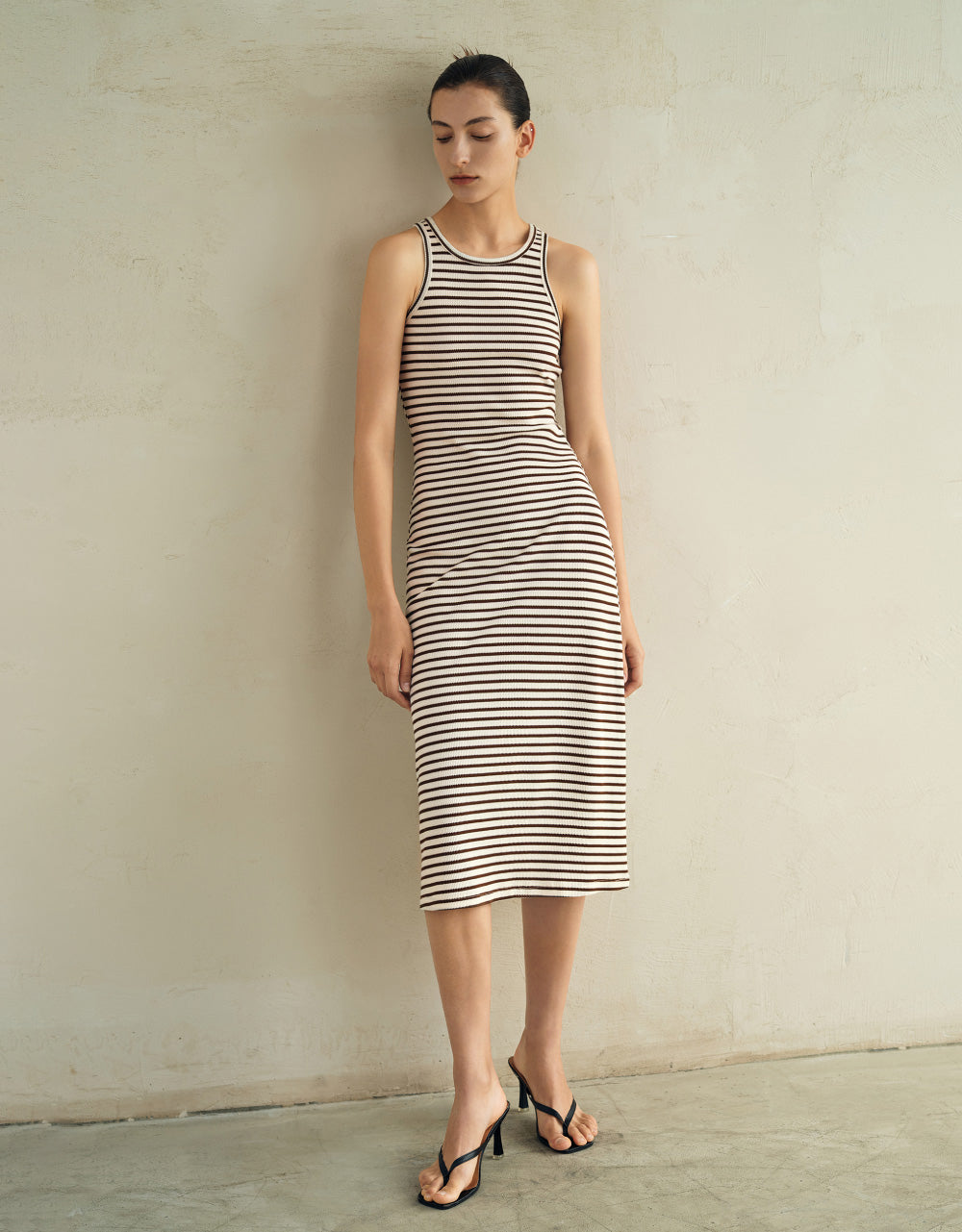 Striped Sleeveless Dress