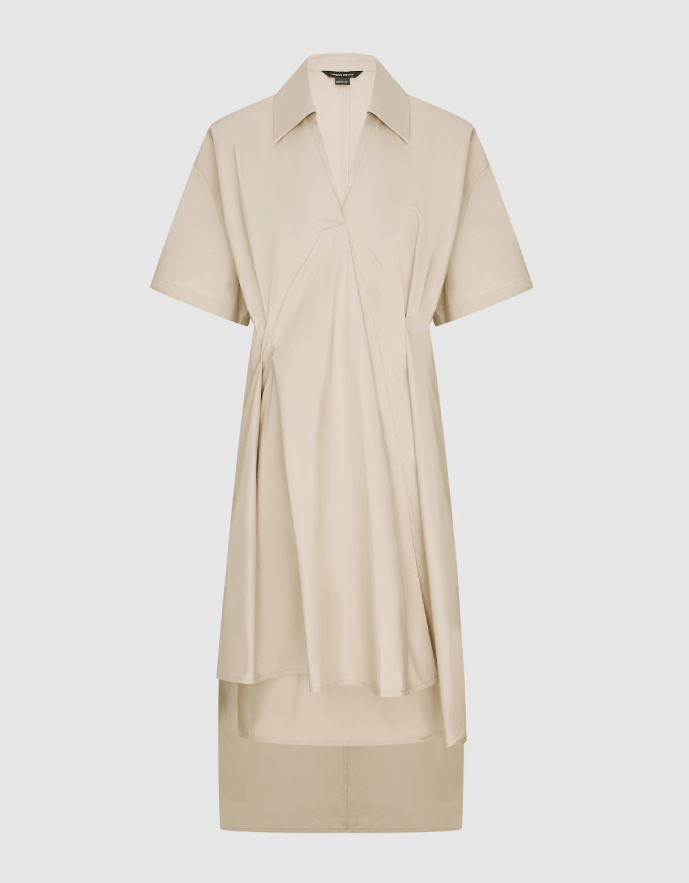 V-Neck Skater Shirt Dress