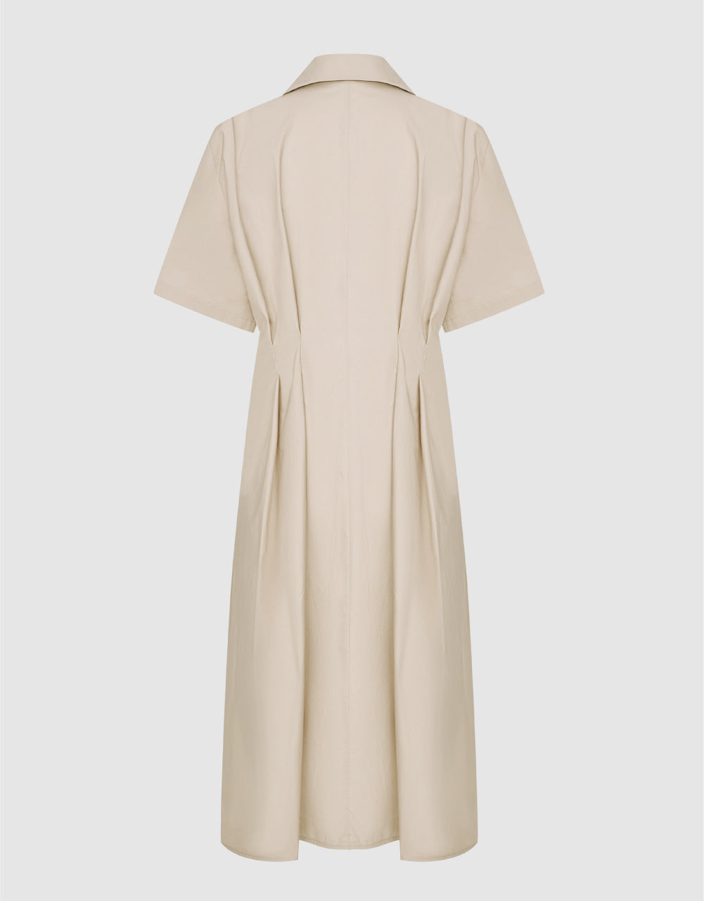 V-Neck Skater Shirt Dress