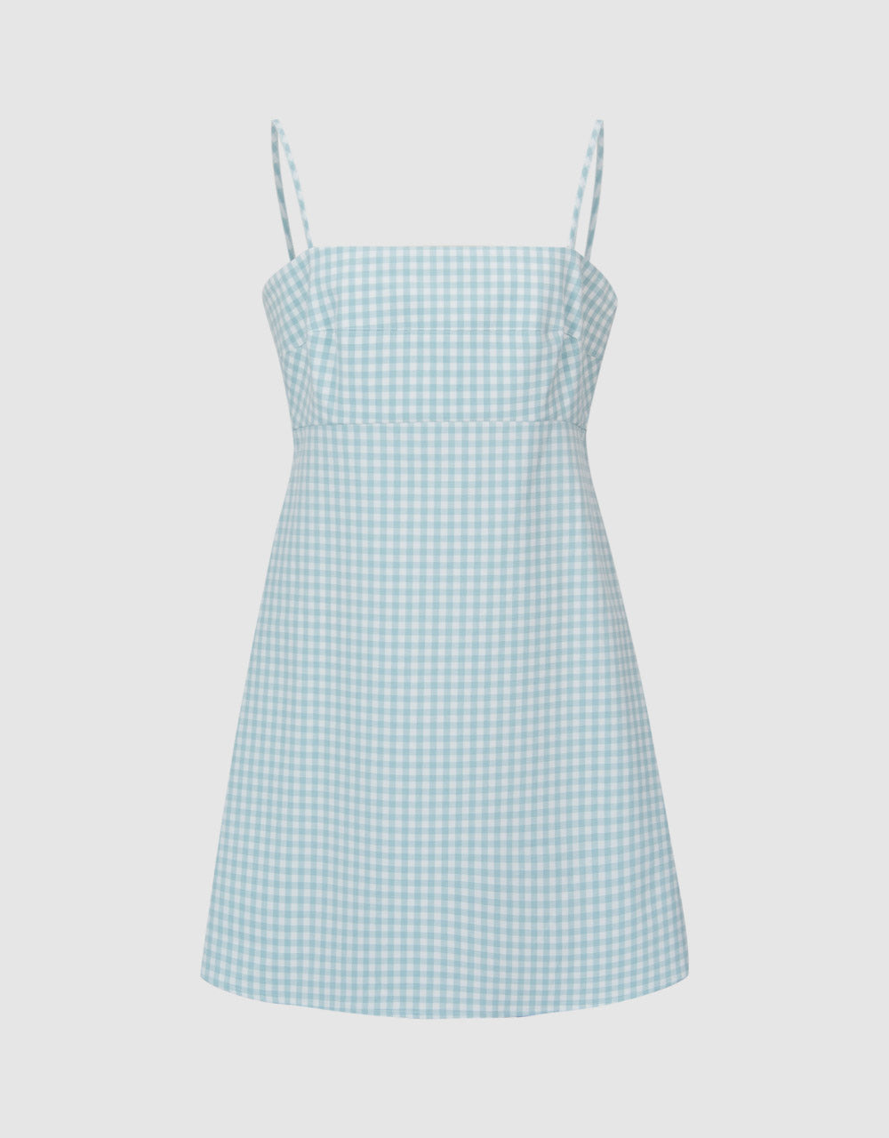 Checkered Sleeveless A-Line Dress