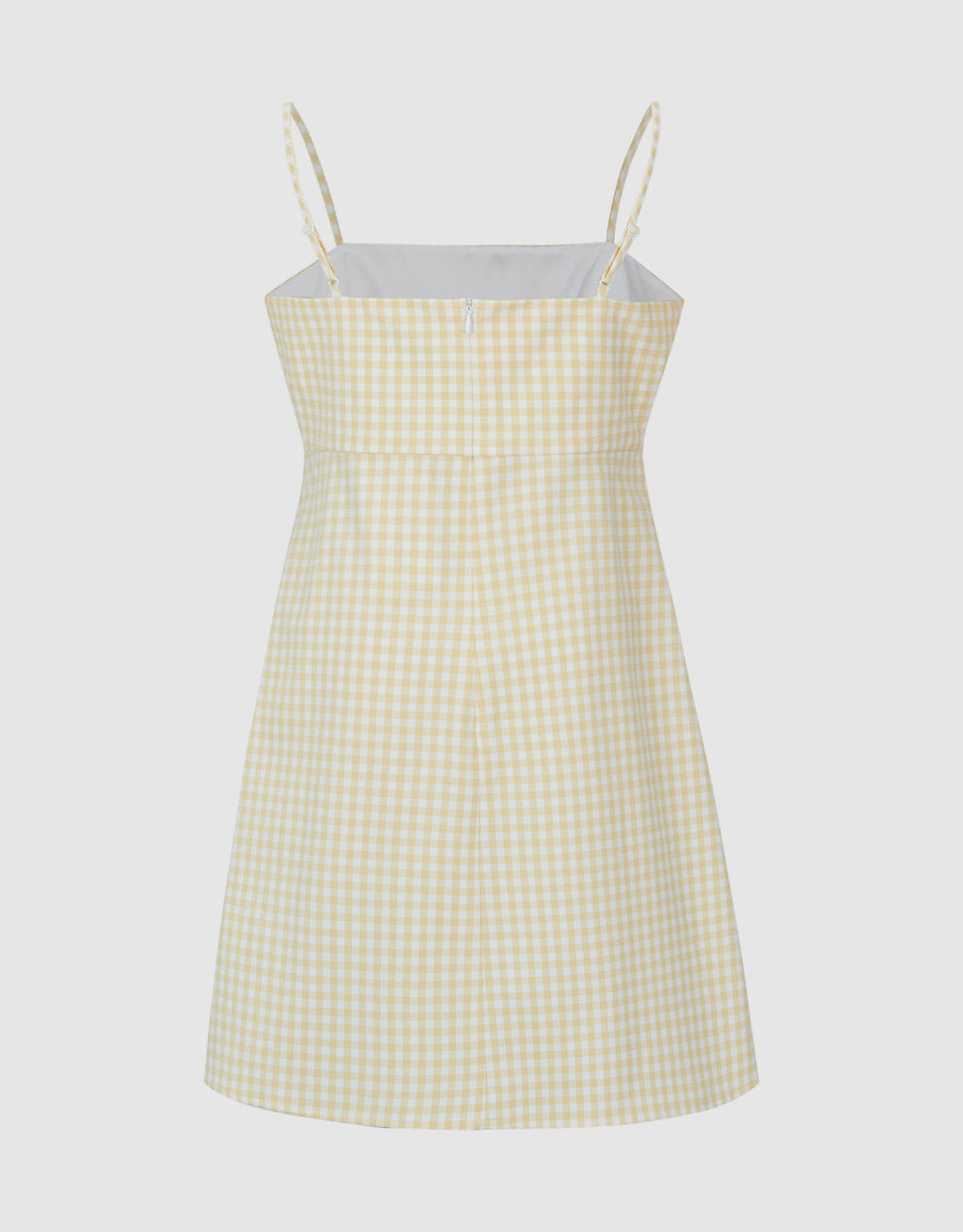 Checkered Sleeveless A-Line Dress