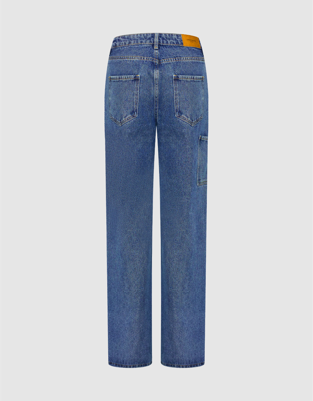 Mid Waist Wide-Leg Jeans