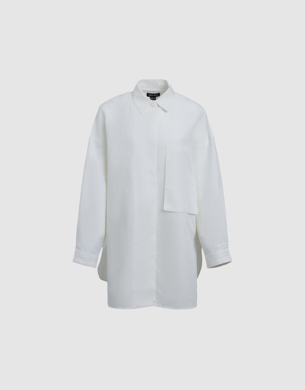 Drop Shoulder Sleeve Shirt Collar Shirts