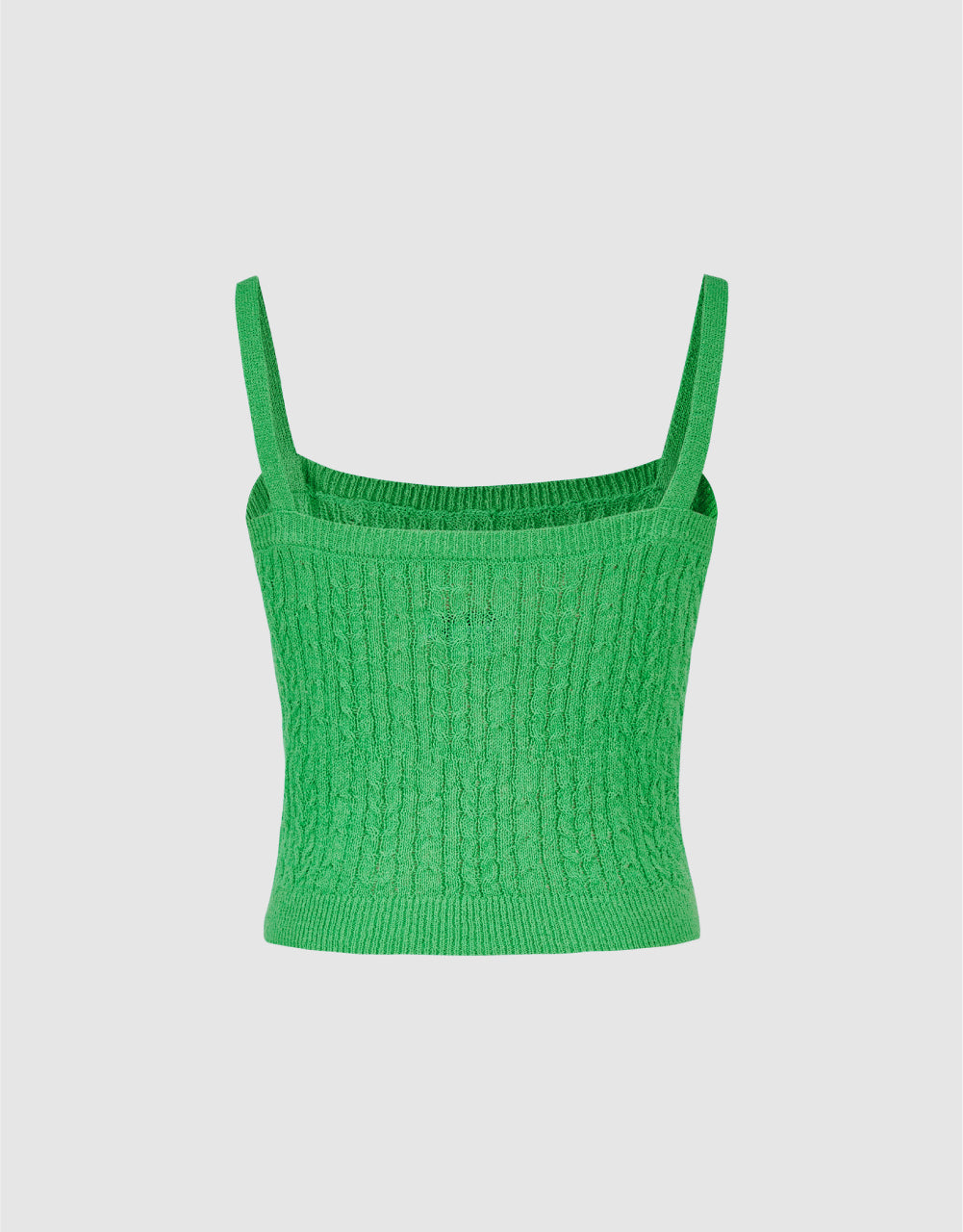 Sleeveless Cable Knitted Top