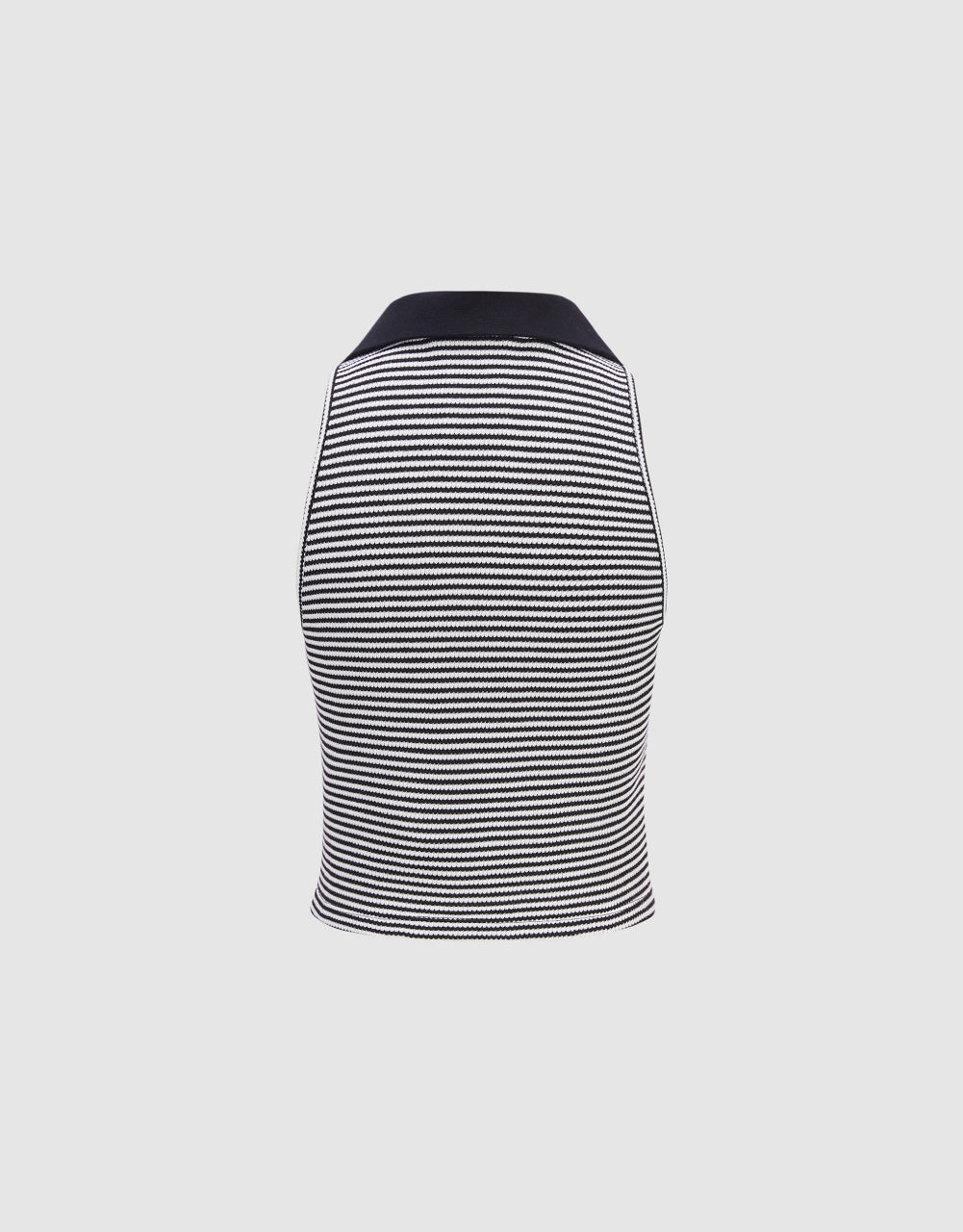 Striped Polo Tank Top