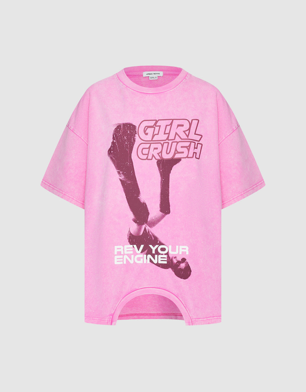 Graphic Drop Shoulder Loose T-Shirt