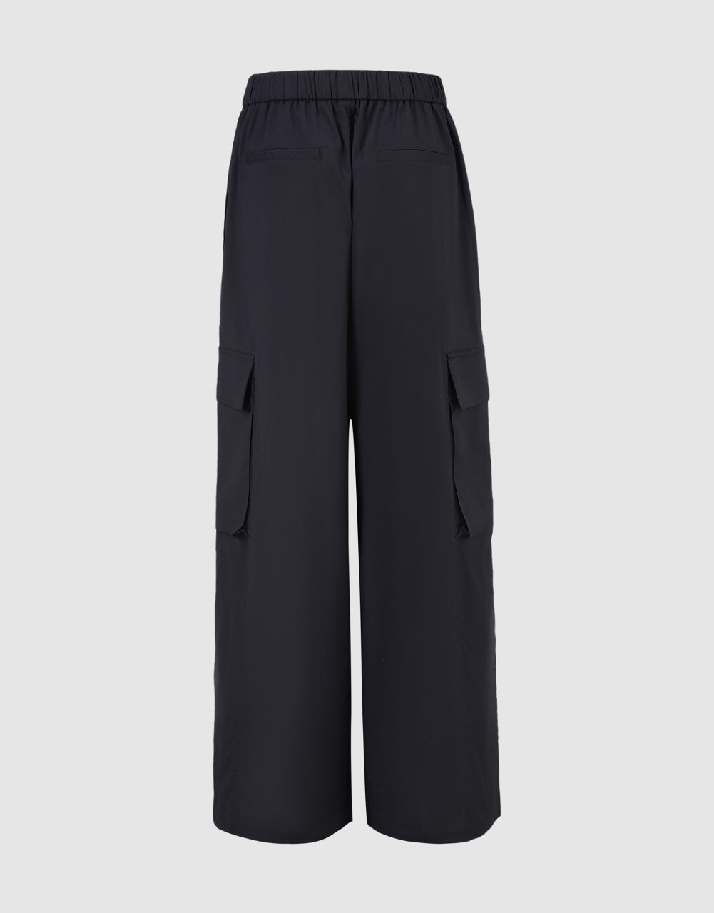 Wide-Leg Pants With Pockets