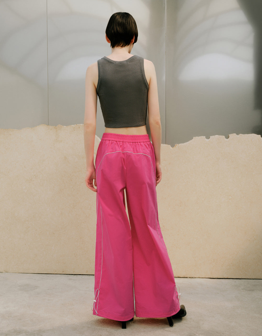 Woven Wide-Leg Pants